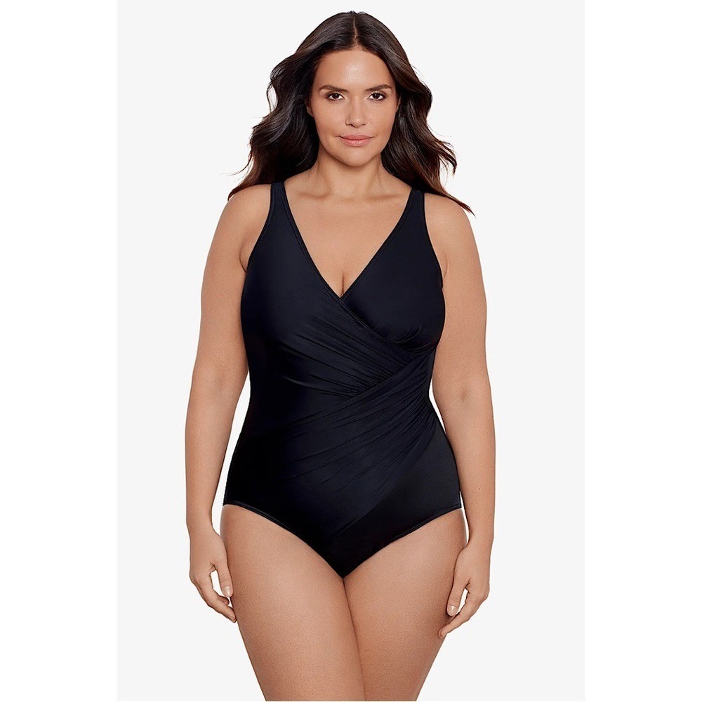 Miraclesuit Oceanus One Piece Swimsuit in Black 10